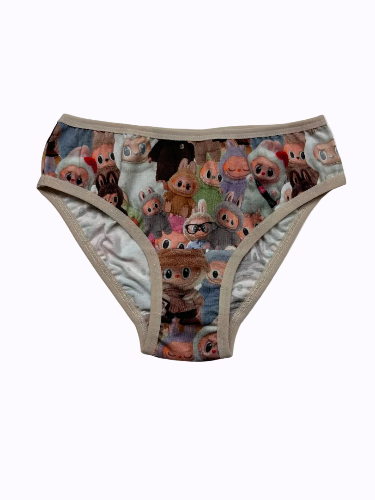 Високі сліпи Лабубу (світла резинка)