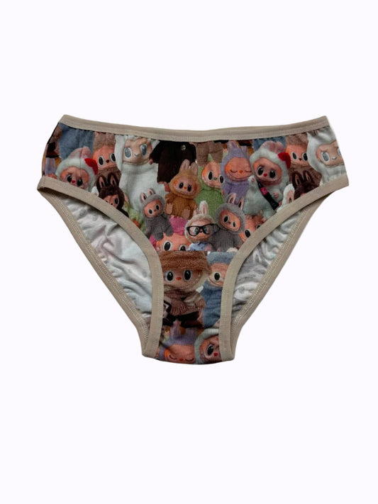 Високі сліпи Лабубу (світла резинка)