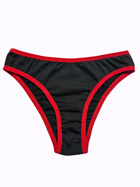 Американки чорні з червоною резинкою