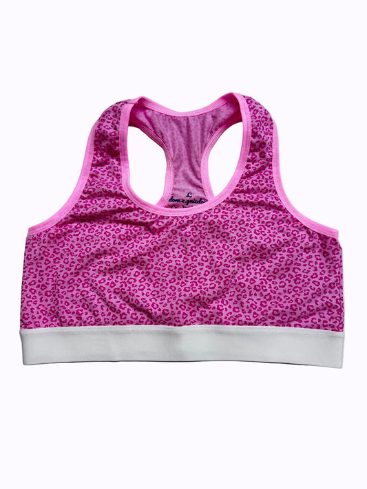 Спортивний топ Рожевий леопард