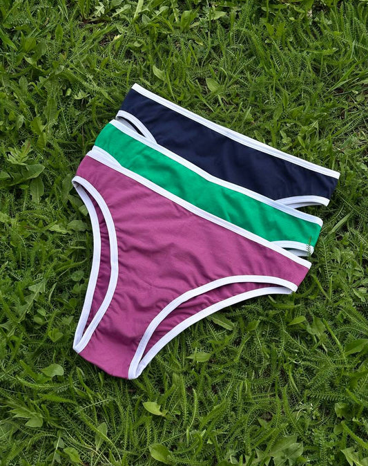 Американки ягідні з білою резинкою